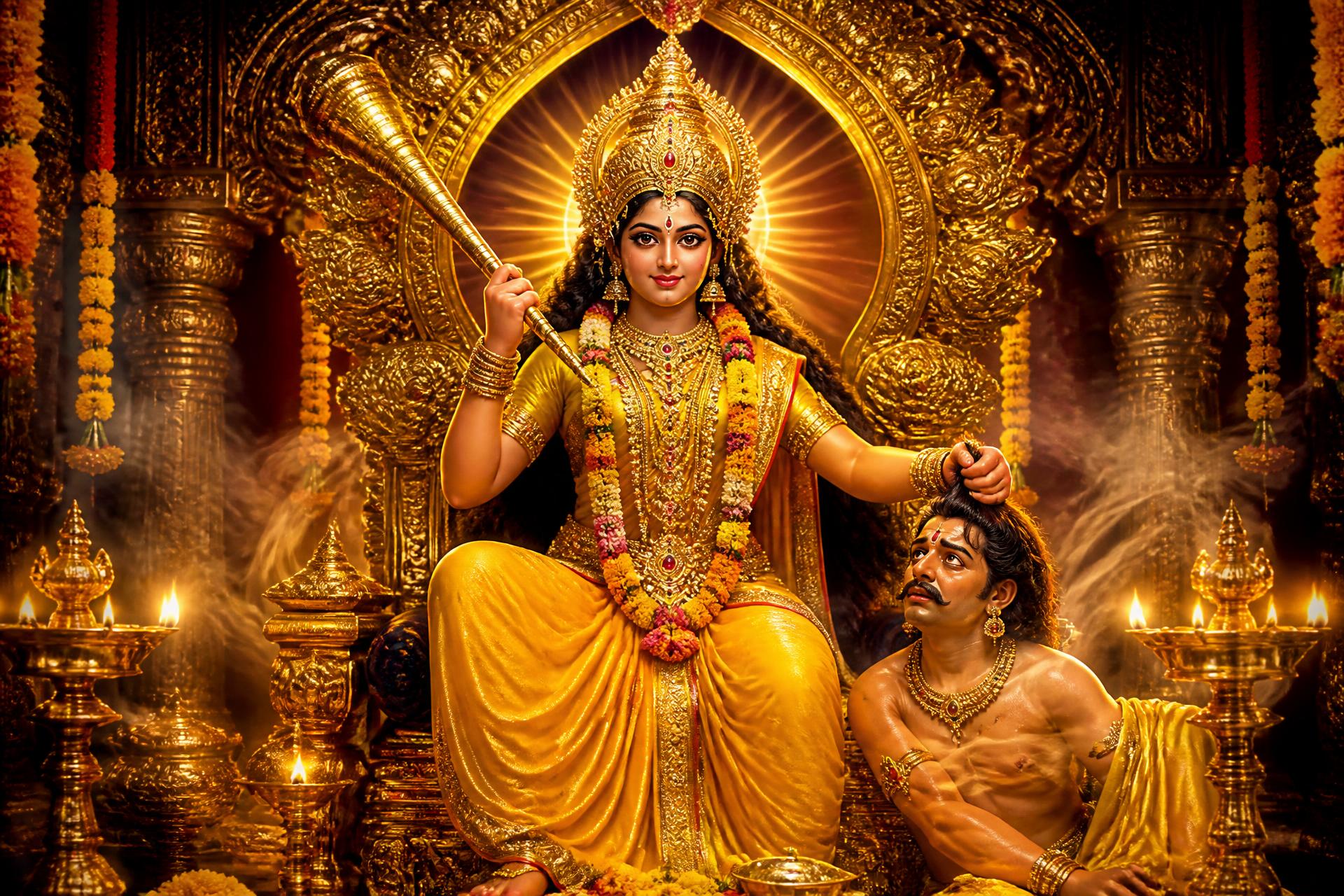 गर्भगृह का दिव्य दर्शन